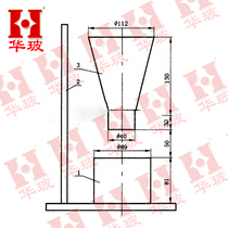 Industrial carbonate bulk density measuring device bulk density tester