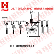 GB T 25222-2010 Grain and oil inspection phosphate residue measurement phosphine evaporation absorption device