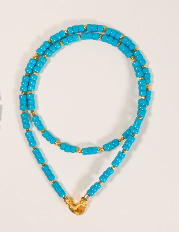 【Imperial Pine Lotus Heart】Hubei Natural Turquoise DIY Direct-Cut Necklace, One Piece Shipped with Variety Options 【Imperial Pine Lotus Heart】Hubei Natural Turquoise DIY Direct-Cut Necklace, One Piece Shipped with Variety Options