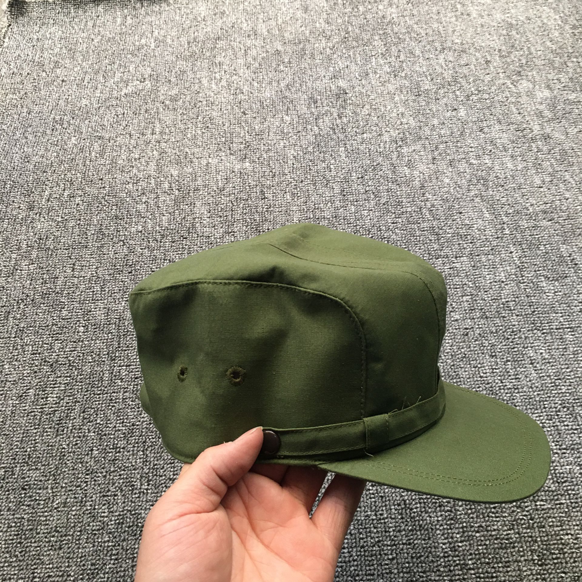 87 for training hat army green summer small hats old stock Old stock Out of stock