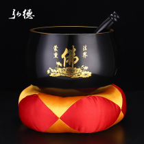 Lotus copper chime Buddha word Copper bowl Practice bowl Buddha sound bowl Buddha dharma instrument Copper Qing introduction of Buddhist supplies