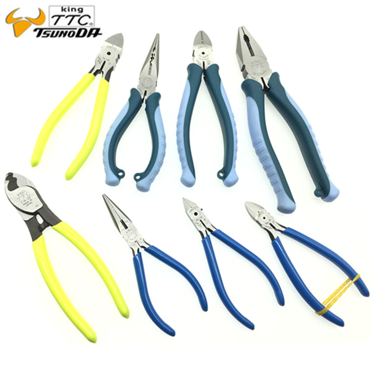 Original dress Japanese TTC clippers imported water port pliers diagonal-mouthed pliers cable cut pliers Electrical sharp-mouth pliers