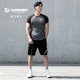 Alpharmy fitness short-sleeved men's quick-drying sports T-shirt trendy loose muscle basketball running training breathable top