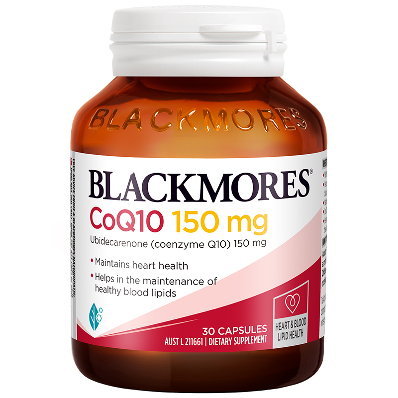 为心血管护航，Blackmores 澳佳宝 150mg 高浓度辅酶Q10胶囊 30粒 58元包邮（多重优惠） 值值值-买手聚集的地方