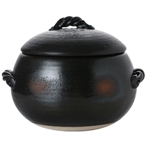 (Self-operated) Japanese-style earthenware pot imported from Japan household gas clay pot rice cooking casserole soup stew pot
