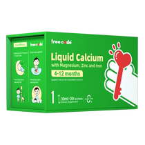 (Self-operated) (2 boxes) Freecode Red Heart Key Age-specific Calcium Magnesium Zinc Childrens Baby Liquid Calcium