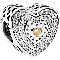 (Self-operated) PANDORA Pandora bracelet beaded luxury love 925 silver charm 792081FCZ