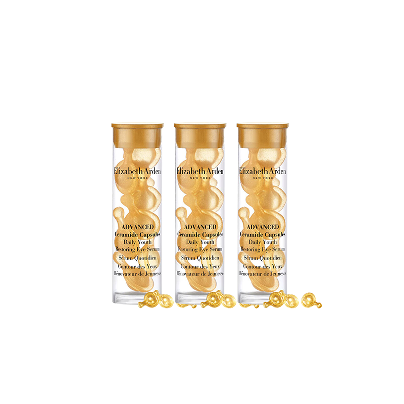 Elizabeth Arden Time and Space Revitalizing Eye Capsule Essence 7 капсул 1,2 мл*3 дорожный гель для глаз
