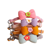 (Autonome) accessoires de cou de chat collier de chat mignon anneau de cou de chat collier de cloche silencieux couverture de cou anneau de chat japonais