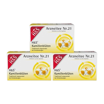 (Self-operated) Chamomile herbal tea imported from Germany HS Qujiasi herbal tranquilizing sleep tea 3 boxes