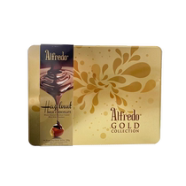 (Self-operated) Alfredo Malaysia imported gold jar hazelnut milk chocolate to give to friends 240g