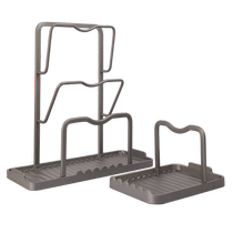 (Self-operated) ekiredo kitchen pot lid rack cutting board placement rack multi-functional household countertop rack