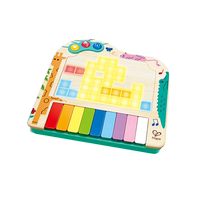(Self-operated) Hape dynamic pixel piano childrens baby early education educational music toy wooden multi-function piano