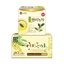 (Self-operated) Korean nokchawon green tea garden black rice green tea brown rice hot and cold brew late night tea tea bag