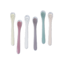(Self-operated) South Korea Modui Baby Silicone Food Spoon Baby Feeding Water Rice Noodle Soft Spoon Childrens Feeding Spoon