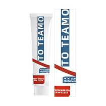 (Self-operated) Toteamo pet toothbrush and toothpaste for cats and dogs edible to remove dental calculus and bad breath cleaning