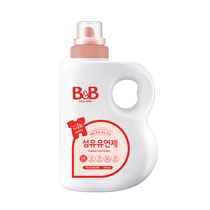 (自营)B&B纤维柔顺剂茉莉玫瑰花婴儿宝宝保宁衣服柔软剂1800ml