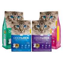 (Self-operated) Jingleke cat litter imported bentonite mineral sand to remove ammonia inhibit bacteria deodorize low dust and agglomerate quickly 25 pounds