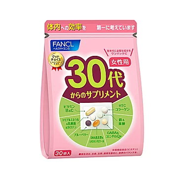 FANCL/日本芳珂30岁女性综合营养素胶囊30包