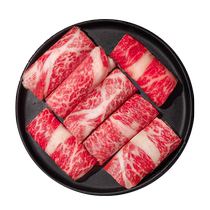 (Self-operated) Australian M5 shoulder blade snowflakes and beef roll Japanese-style sukiyaki beef roll hot pot ingredients Kobe