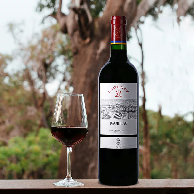 [Самостоятельно управляемый] Lafite Legend Poyake Red Wine Gift Box Rothschild French Cabernet Sauvignon Dry Red Wine