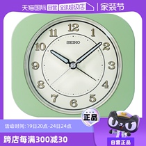 (Self-operated) New SEIKO Seiko small alarm clock snooze alarm luminous night light desktop electronic clock