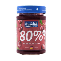 (Auto-exploité) LAllemagne a importé Maintal 80% de pulpe de confiture de cerises pâte à tartiner pour petit-déjeuner cuisson