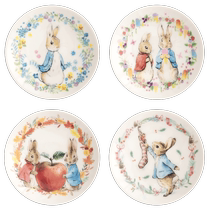 Peter Rabbit Japan imported ceramic tableware household small dishes snack dishes dipping dishes round dishes hand-painted catering cartoons