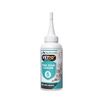 (Self-operated) Vetiq tear stain remover 100ml cat tear stain remover and pet Bichon dog tear stain removal UK