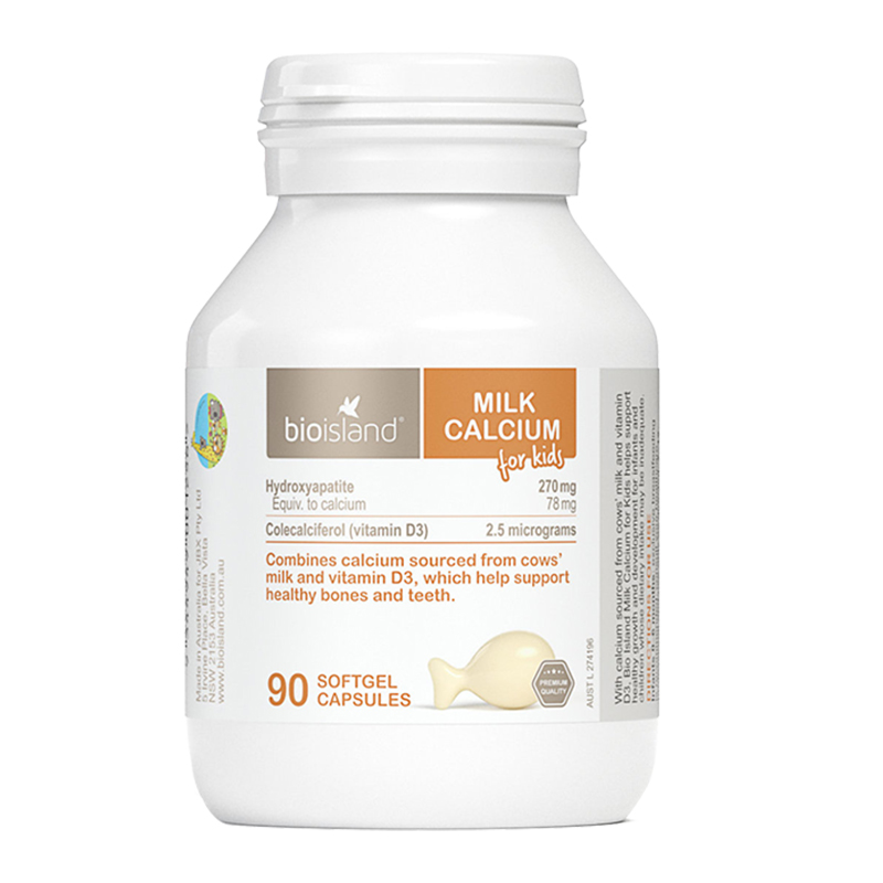 Australia bio island imported infant milk Calcium Soft capsule Children