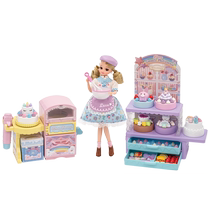 (Self-operated) Dome licca Lijia Lemonade Lika Doll Cake Shop Dress Up Girl Simulation Kitchen