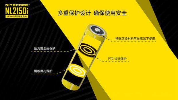 Nitecore nl2150i большой потенциал 21700 литий ион зарядка умный аккумулятор высокая Выписка 8а 