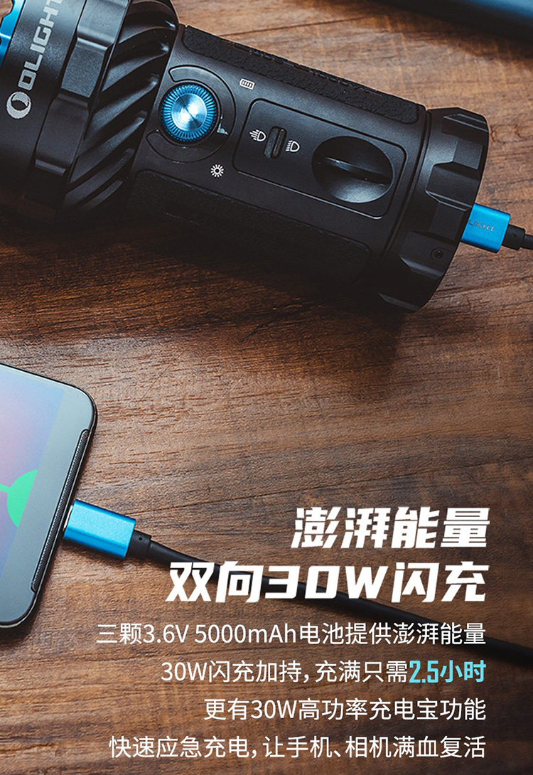 Olight Ao Lei Marauder Glunder 2 собрание прожектор 14000 просвет 30W двусторонний Быстрая зарядка яркий свет фонарик olight 