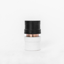 PE water pipe fittings ppr to pe conversion copper joint 4 points 6 points hot melt direct pipe fittings Black pipe
