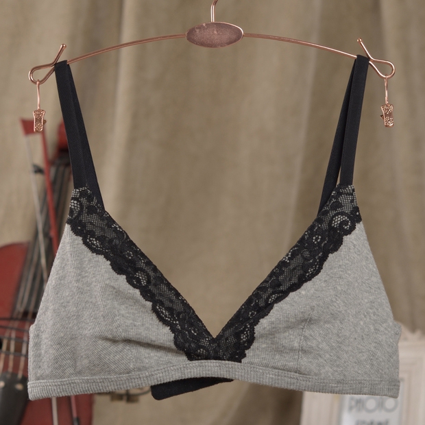 Đức SK * INY đồ lót vô hình nữ cotton bikini gợi cảm siêu mỏng không có vòng thép hình tam giác cúp ngực đồ bơi
