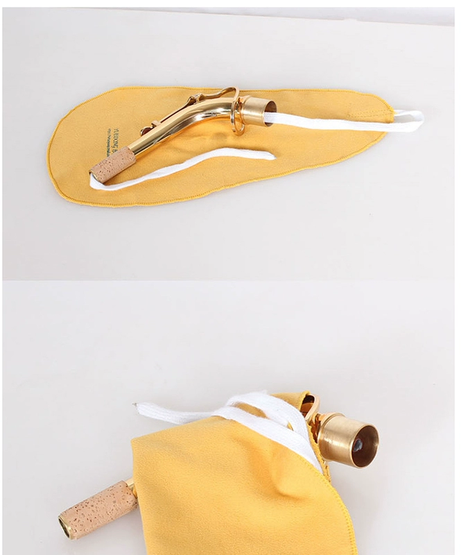 Saxophone vải vải làm sạch vải flannel nước bọt làm sạch dụng cụ ống đồng bảo trì phụ kiện ống da - Phụ kiện nhạc cụ túi đựng đàn