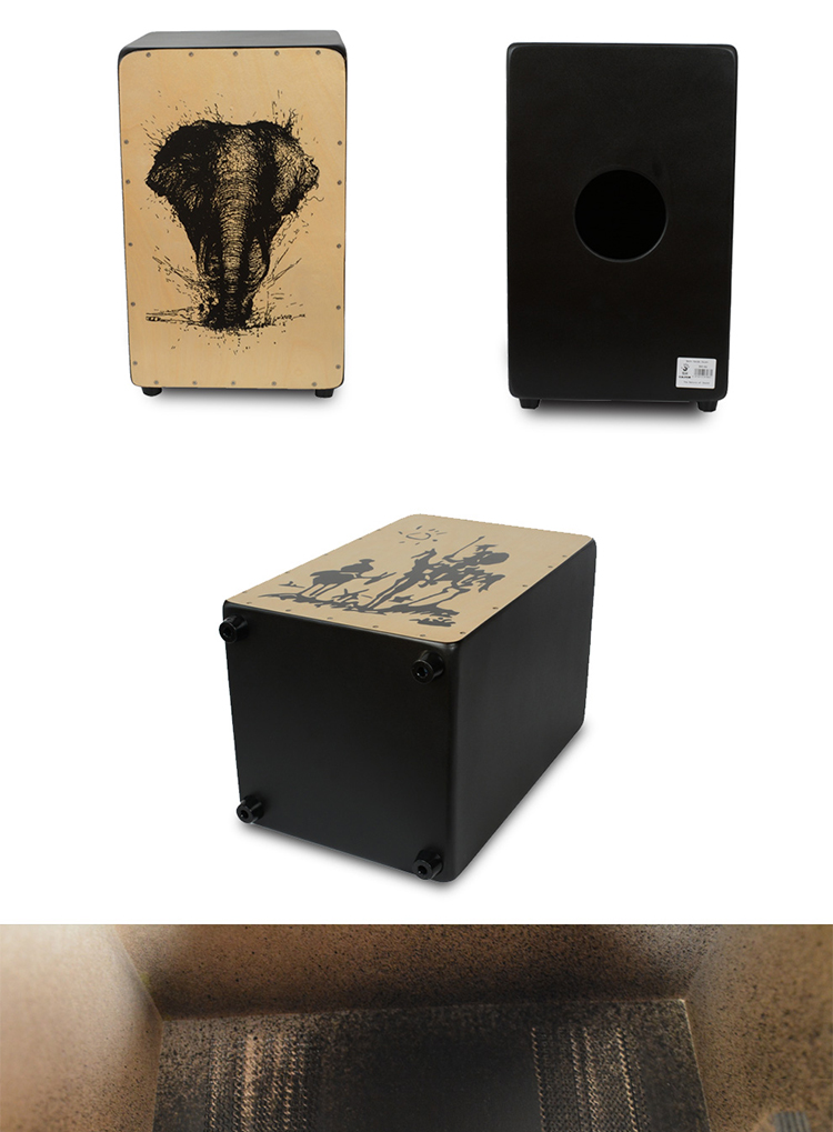 Shun tay trống trống kahong trống chống lại gỗ tambourine cajon thẻ macro trống flamenco trống nhạc cụ đệm - Nhạc cụ phương Tây guitar điện