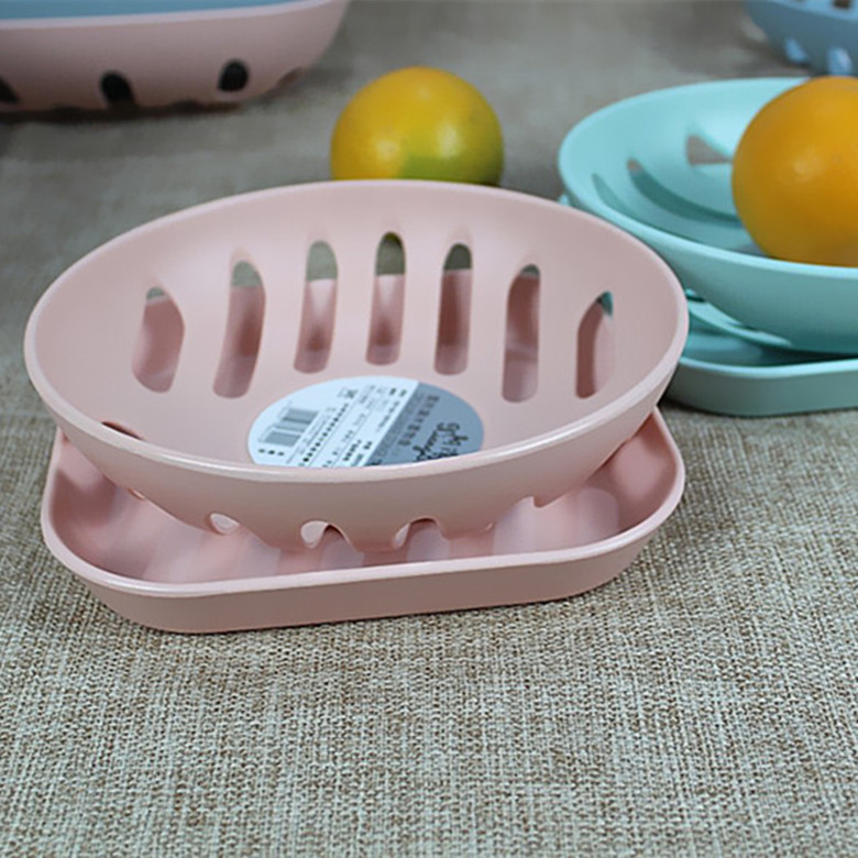 Water Fruits Basket Pure Color Fruits Pan Dense Amines Living Room Home Individuality Fashion Plastic Leash Wash Vegetable Basket Square Fruit Pans