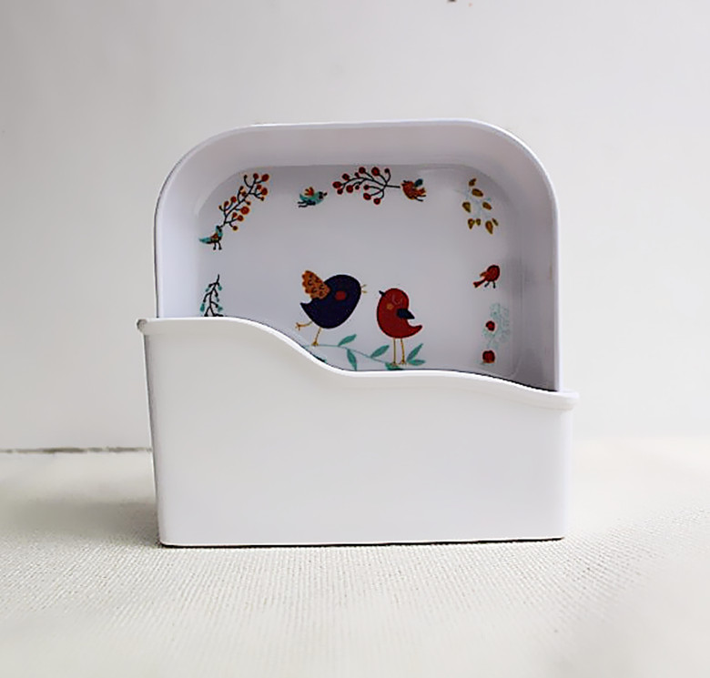Storage tray table spit bone dish garbage plate fishbone slag plate melamine square nut small fruit dish shell