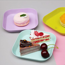 Table spit bones plate garbage plate plastic water dried fruit plate melamine tableware pastry breakfast snacks snack tray
