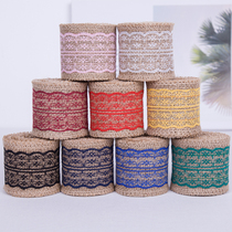 Color Lace Lace Jumpy Cloth Rolls Handmade DIY Nursery Rings Creation-made Material Gift Packaging Box Clothing Accessories