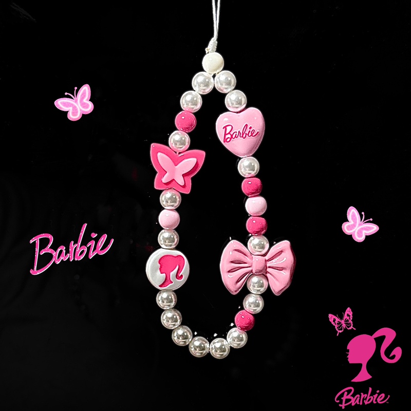 【Kiki】Original LAOSHU Barbie Princess Phone Chain Phone Case Camera Ccd Pendant Chain