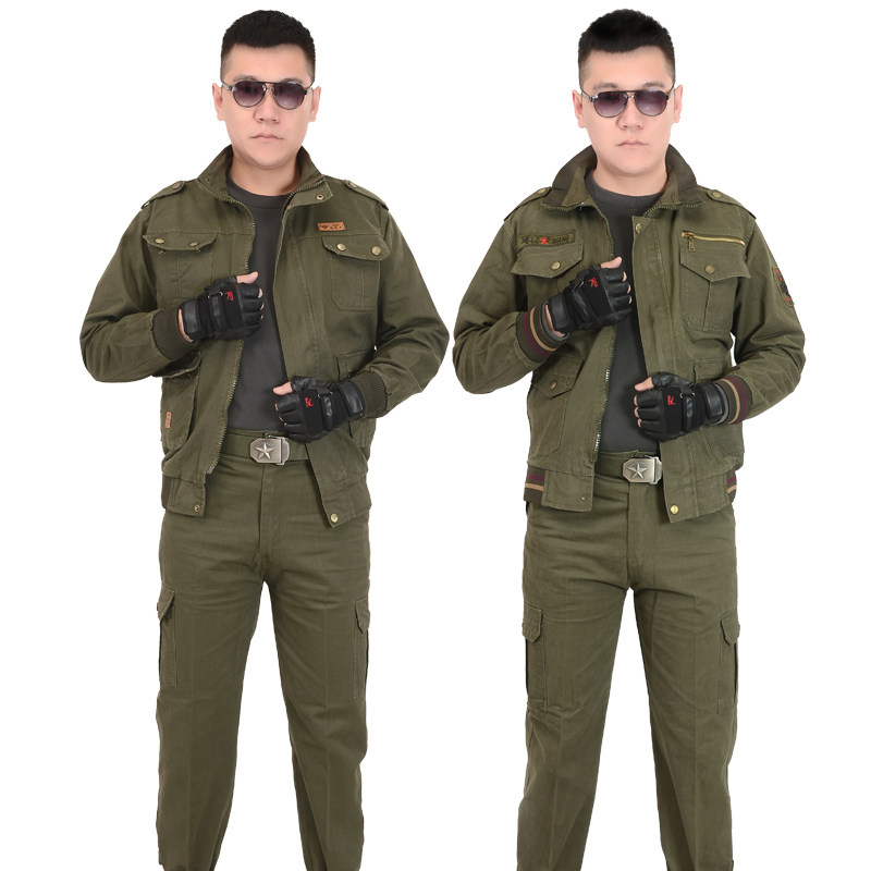 Cotton overalls washing suit thickened men's anti-scald flame retardant special forces base custom wear-resistant auto repair welder's clothing