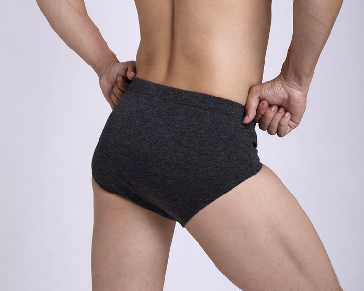 Quần lót nam cotton ngắn trung niên mở eo giữa lỏng lẻo kích thước lớn thoáng khí thể thao quần cũ cửa hàng đồ lót