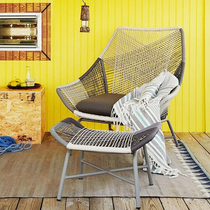 Nordic Casual Table And Chairs Three Sets Of Rattan Chairs Combined Outdoor Patio Balcony Sofa Chair Creative Vines Sloth Chair