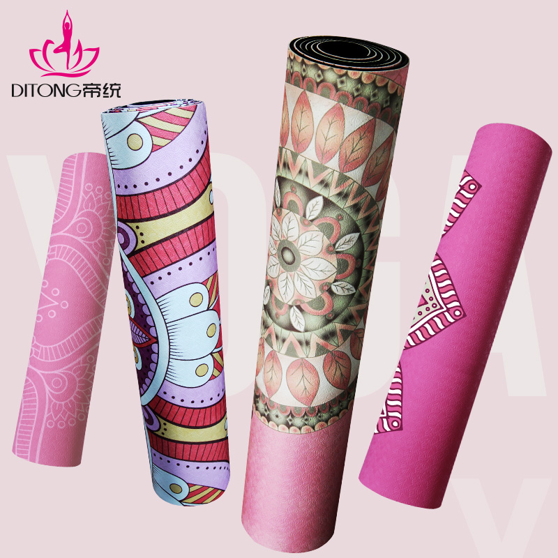 帝统tpe防滑印花瑜伽垫初学者女加厚加宽加长