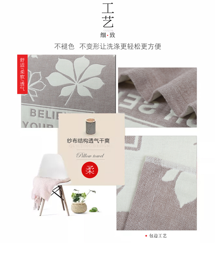 Jie Liya Gối Cotton Chính hãng Người lớn Gối Gối Cặp Thương hiệu Đặc biệt Làm dày Cặp đôi Gối áo gối