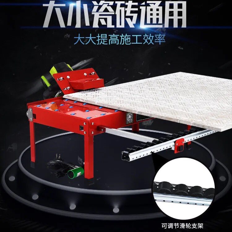 Got a hand tile chamfering machine 45-degree high precision dust-free chamfered machine bench grinding edge machine chamfered deity