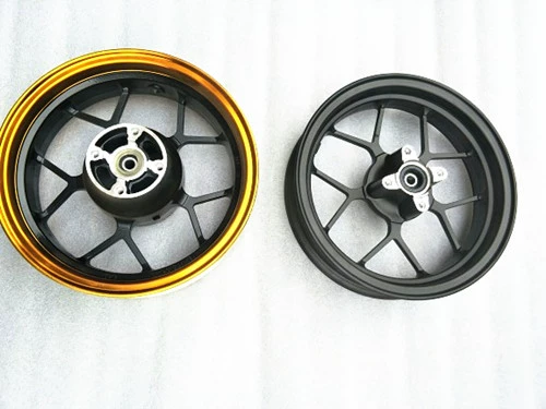 Xe máy xe điện 12 inch M3 MSX125 con khỉ nhỏ con búp bê lớn ít quái vật phía trước và phía sau bánh xe vòng thép vành xe