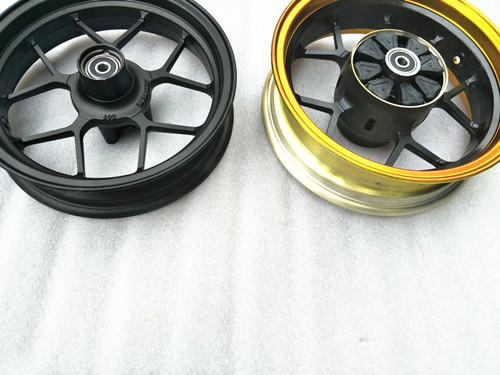 Xe máy xe điện 12 inch M3 MSX125 con khỉ nhỏ con búp bê lớn ít quái vật phía trước và phía sau bánh xe vòng thép bánh mâm xe wave rsx 110